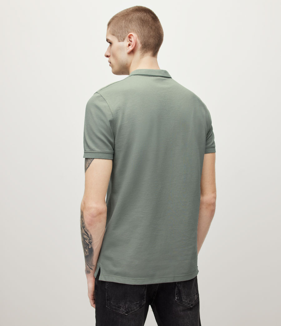 Mens Reform Short Sleeve Polo Shirt (soft_green) - Image 4