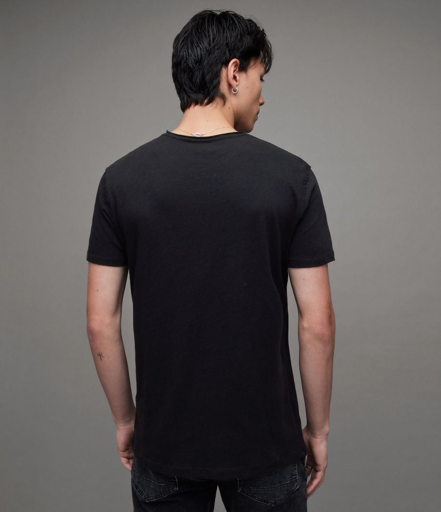 Mens Figure Crew 2 Pack T-Shirts (black) - Image 7