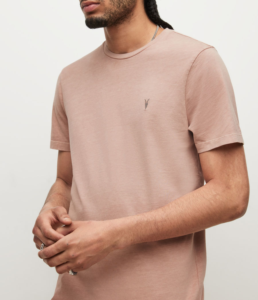 Men's Ossage Crew T-Shirt (eventide_pink) - Image 2