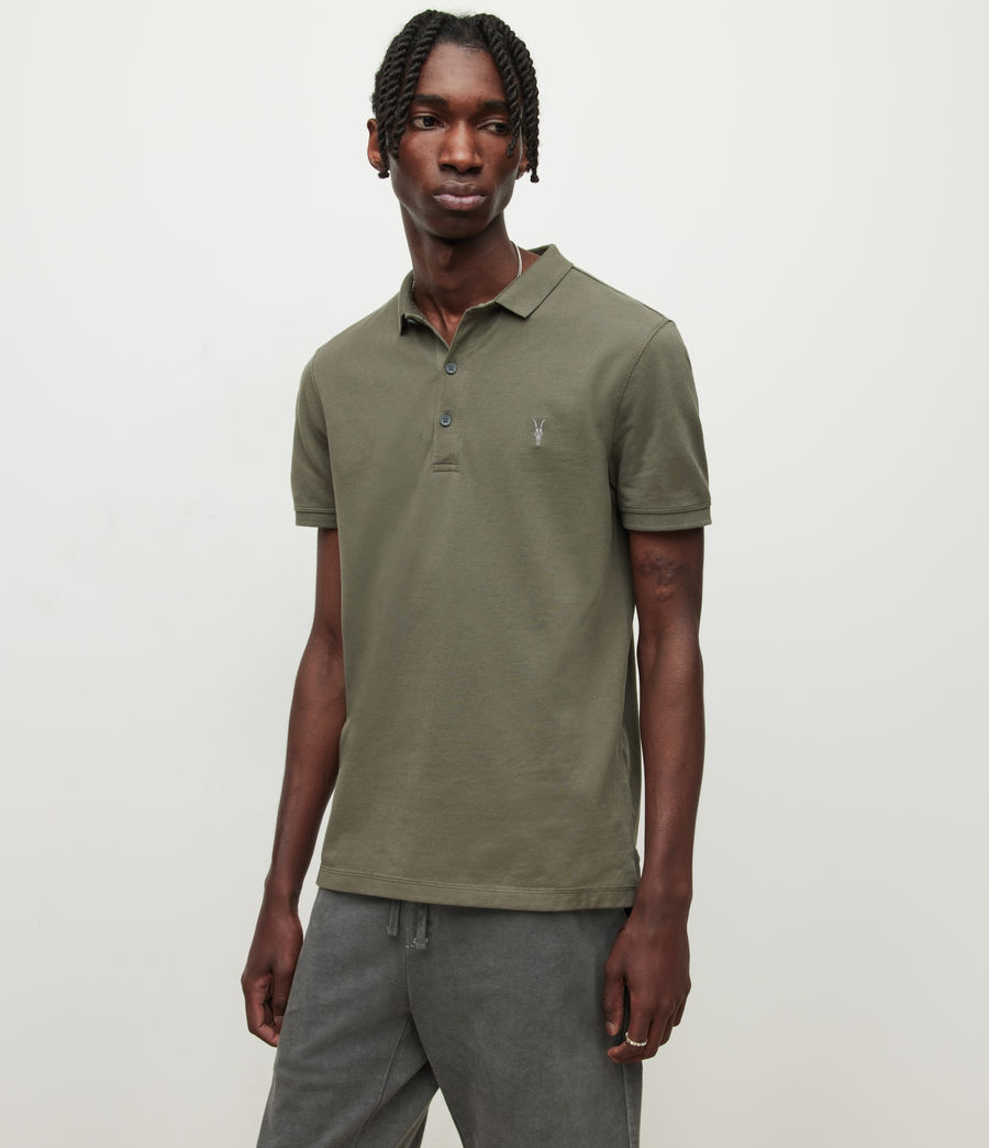 Mens Reform Short Sleeve Polo Shirt (sacremento_green) - Image 4