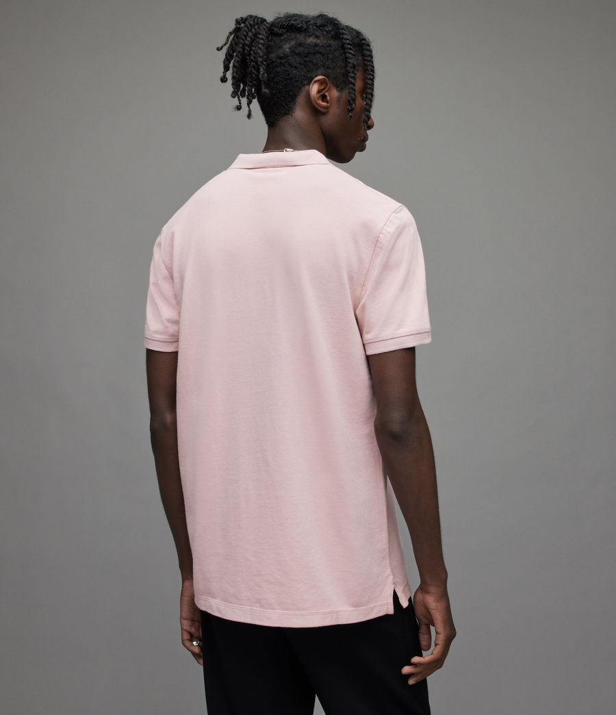 Mens Reform Short Sleeve Polo Shirt (faded_mauve_pink) - Image 4