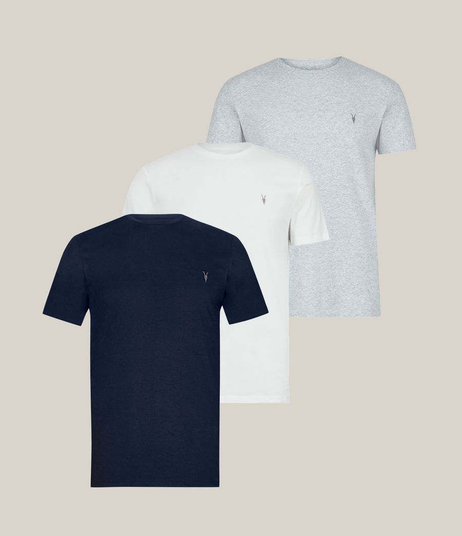 Men's Brace Crew 3 Pack T-Shirts (fairbank_opt_gr_ml) - Image 1