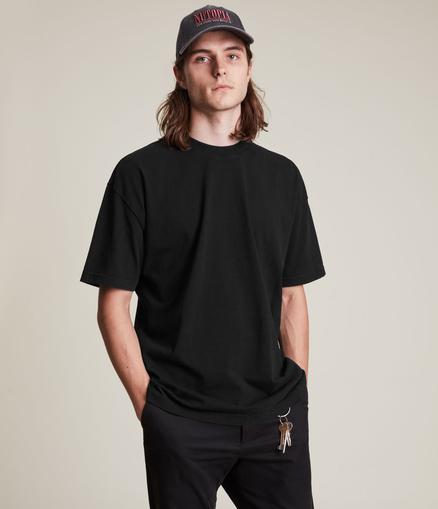 Men's Kyan Crew T-Shirt (jet_black) - Image 2