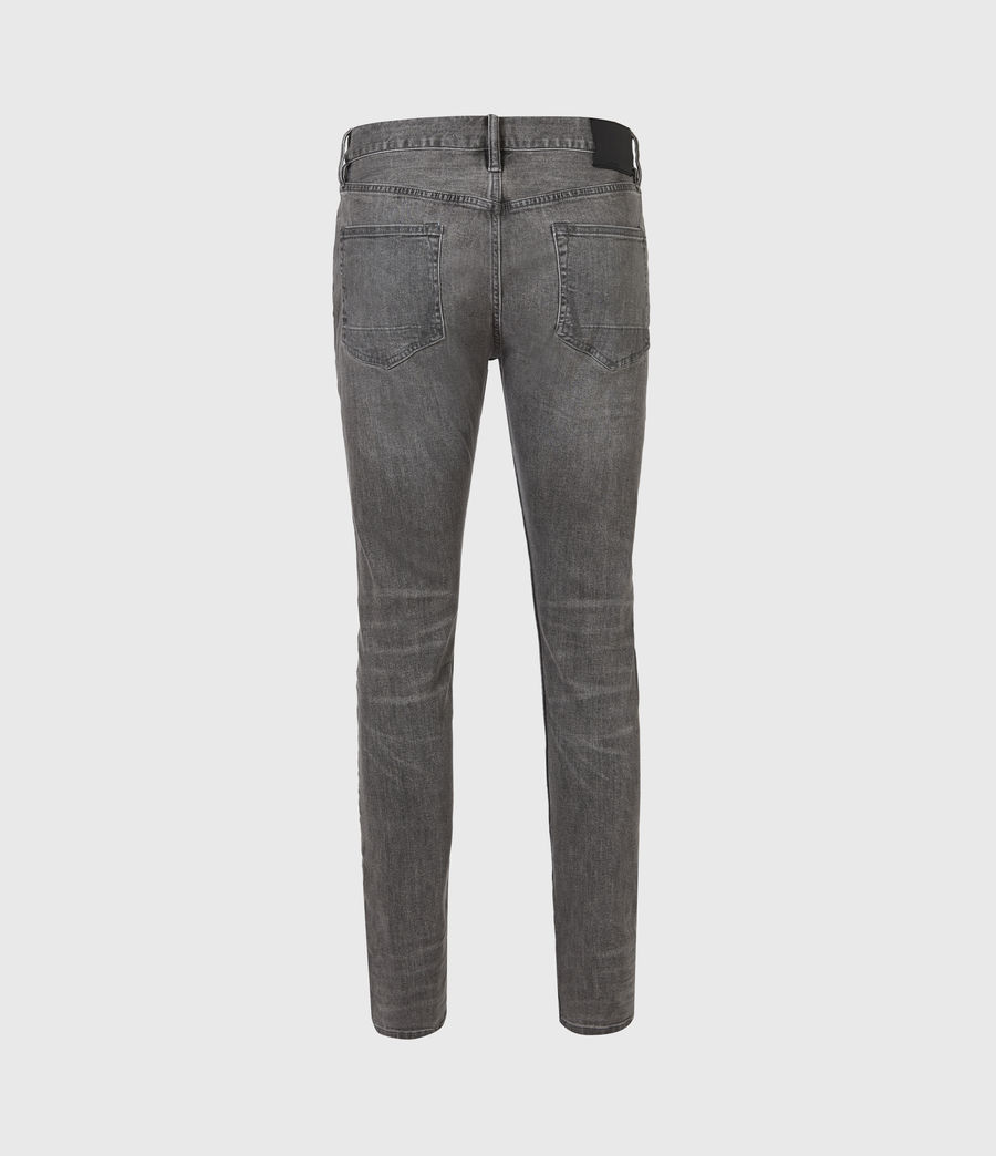 Herren Cigarette Skinny Jeans, Dunkles Grau (dark_grey) - Image 3