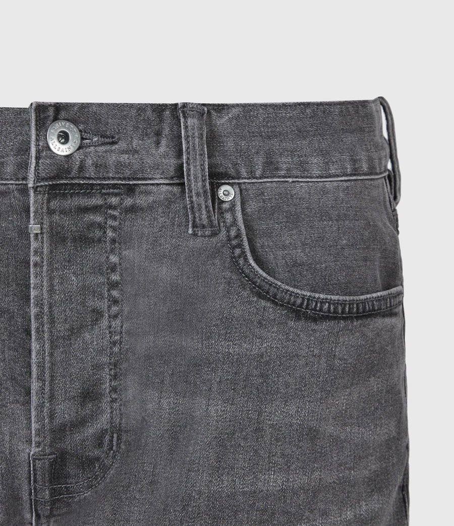 Herren Cigarette Skinny Jeans, Dunkles Grau (dark_grey) - Image 5