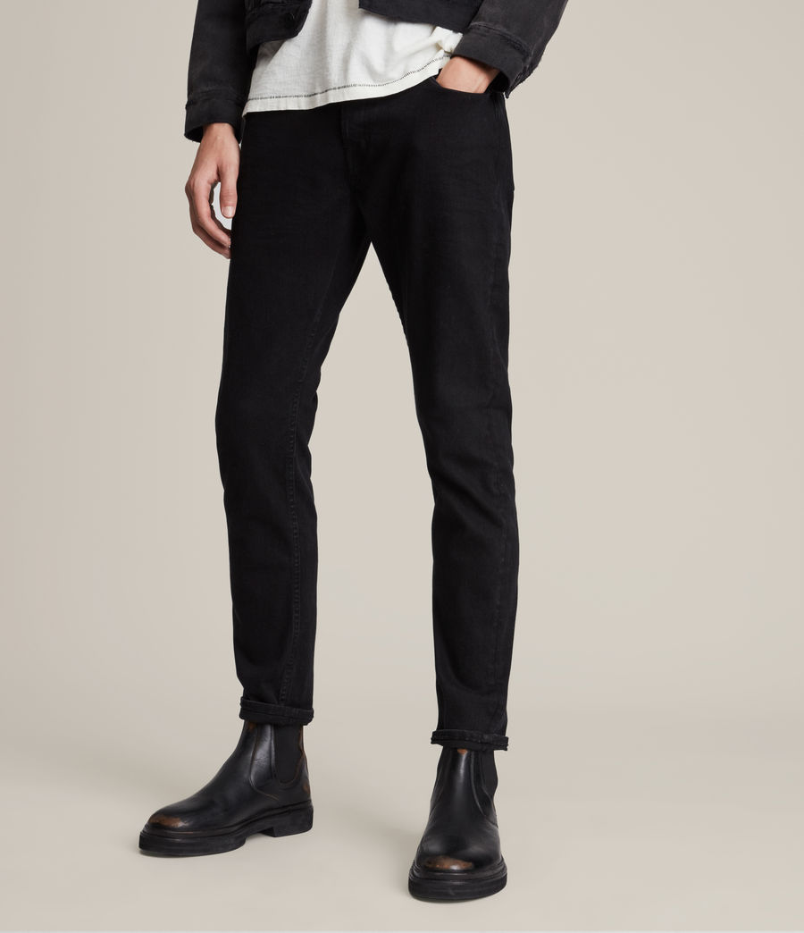 black slim jean