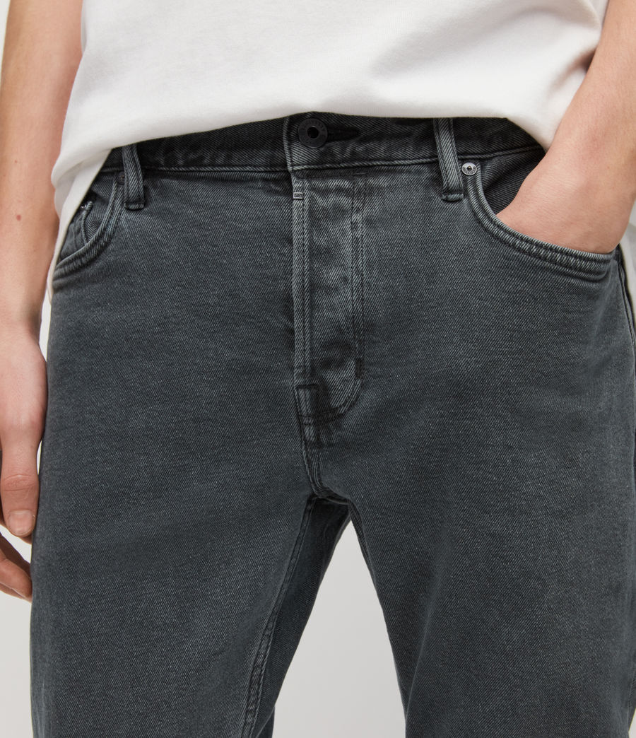 Mens Rex Overdyed Slim Jeans (slate_grey) - Image 3