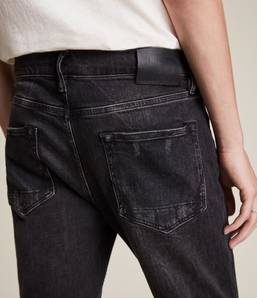 Mens Rex Slim Jeans (washed_black) - Image 4