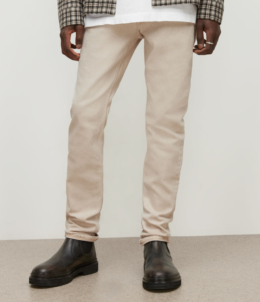 Herren Rex Overdyed Slim Jeans (pampas_white) - Image 1