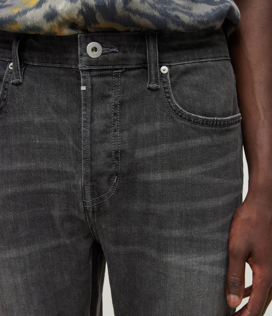 Men's Cigarette Skinny Jeans (dark_grey) - Image 3
