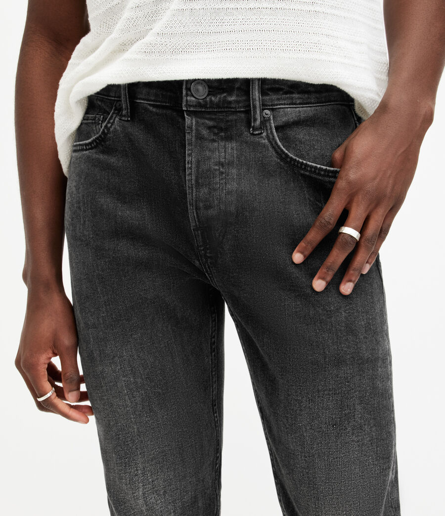 Herren Cigarette Skinny Jeans (washed_black) - Image 3