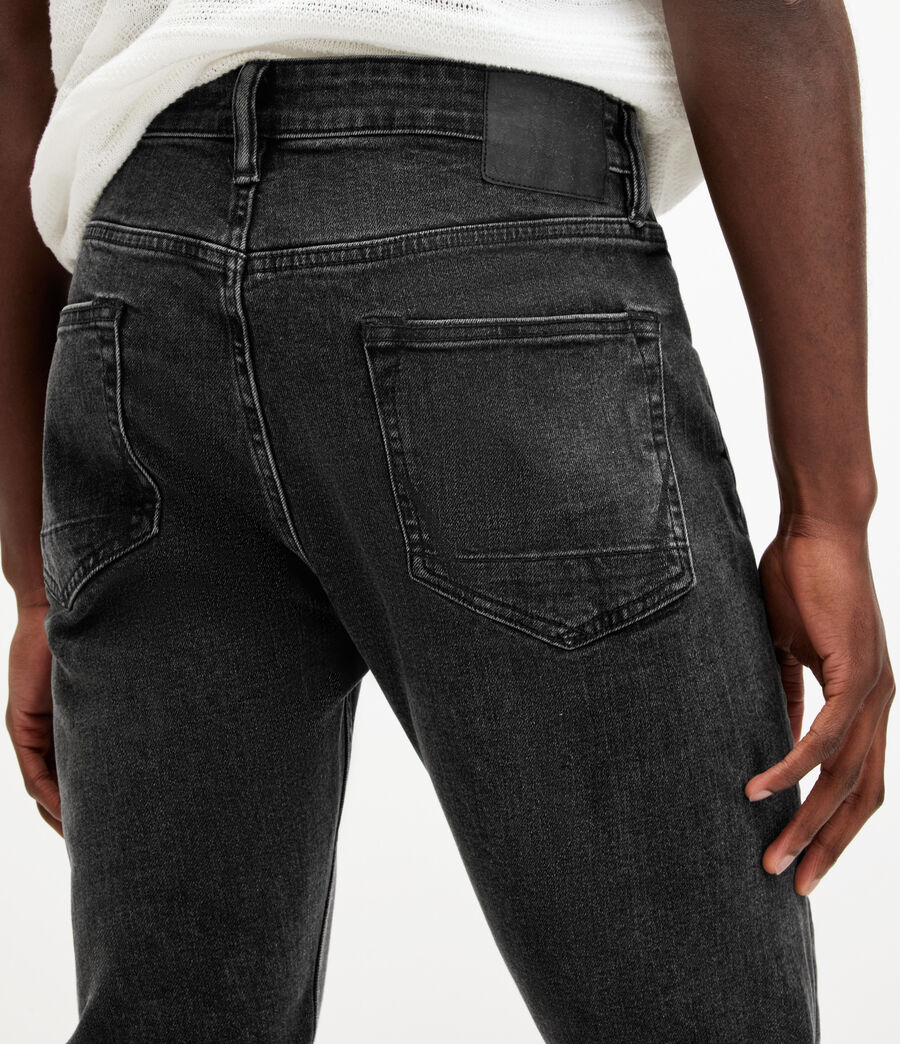 Hommes Cigarette Skinny Jeans (washed_black) - Image 5