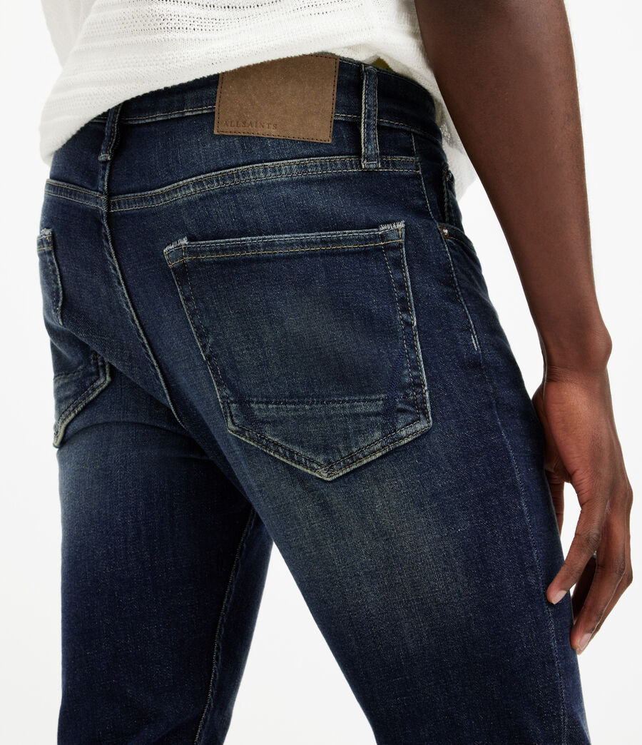Men's Cigarette Skinny Jeans (indigo) - Image 4