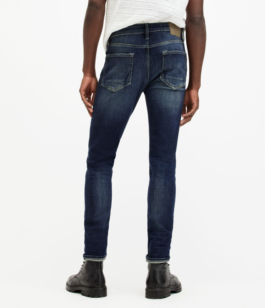 Men's Cigarette Skinny Jeans (indigo) - Image 5