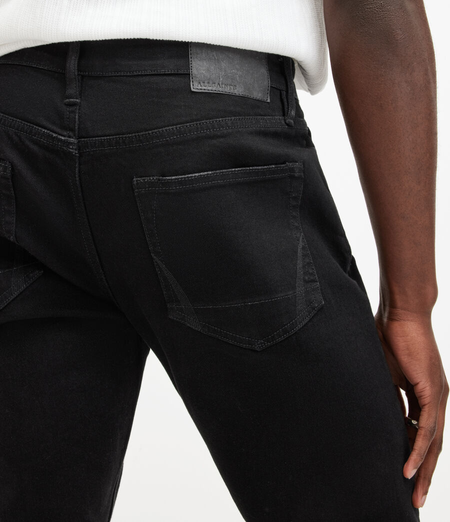 Men's Rex Slim Jeans (jet_black) - Image 5
