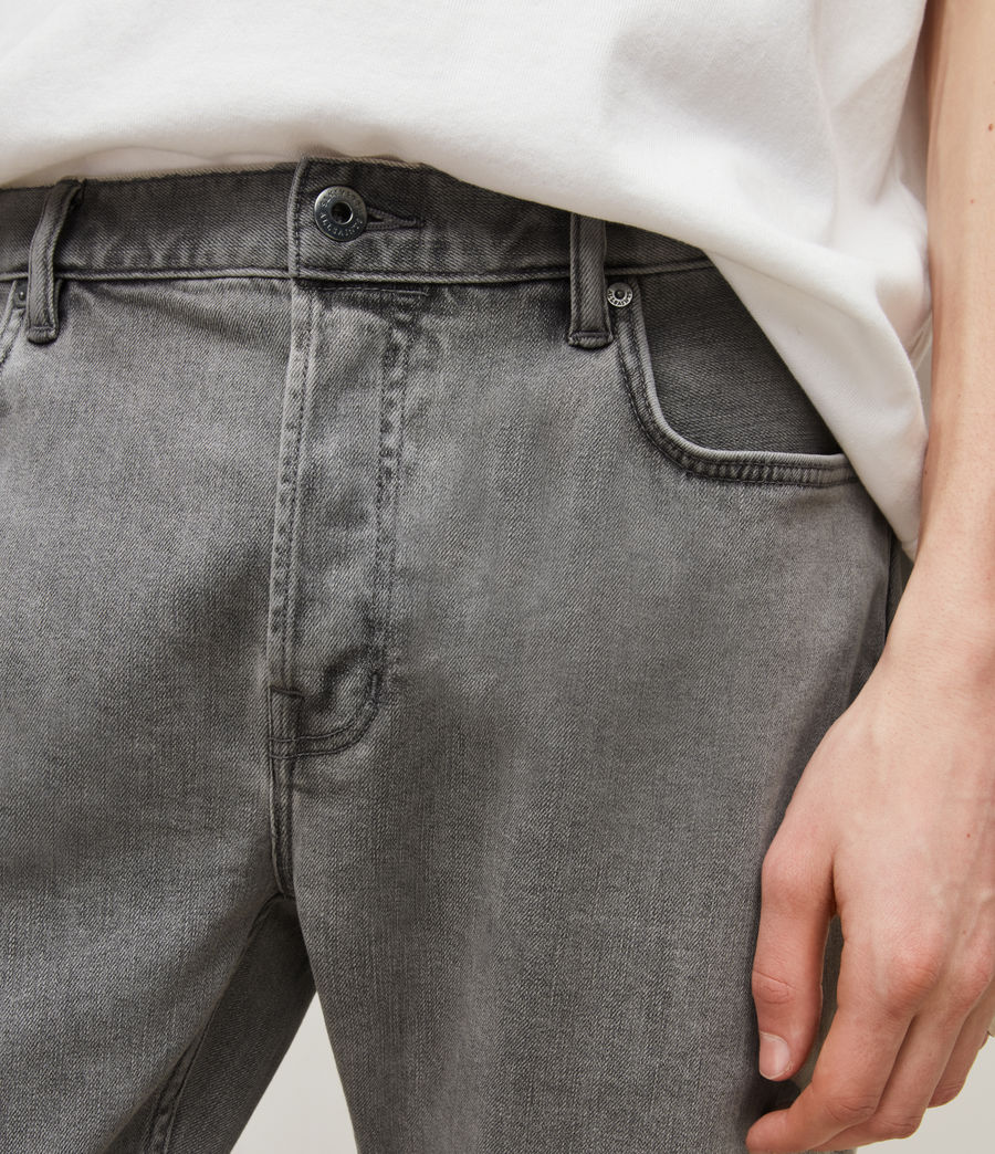 Herren Dean Cropped Slim Jeans (grey) - Image 3