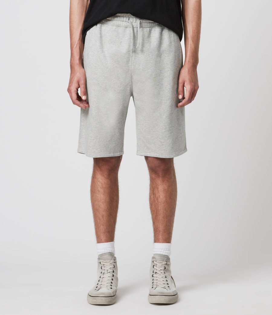 grey mens sweat shorts