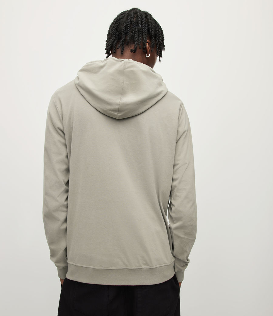 Mens Brace Brushed Cotton Pullover Hoodie (bay_leaf_taupe) - Image 4