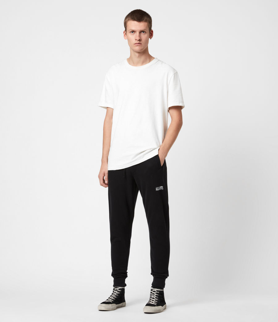 ALLSAINTS UK: Mens State Slim Cuffed Sweatpants (jet_black)