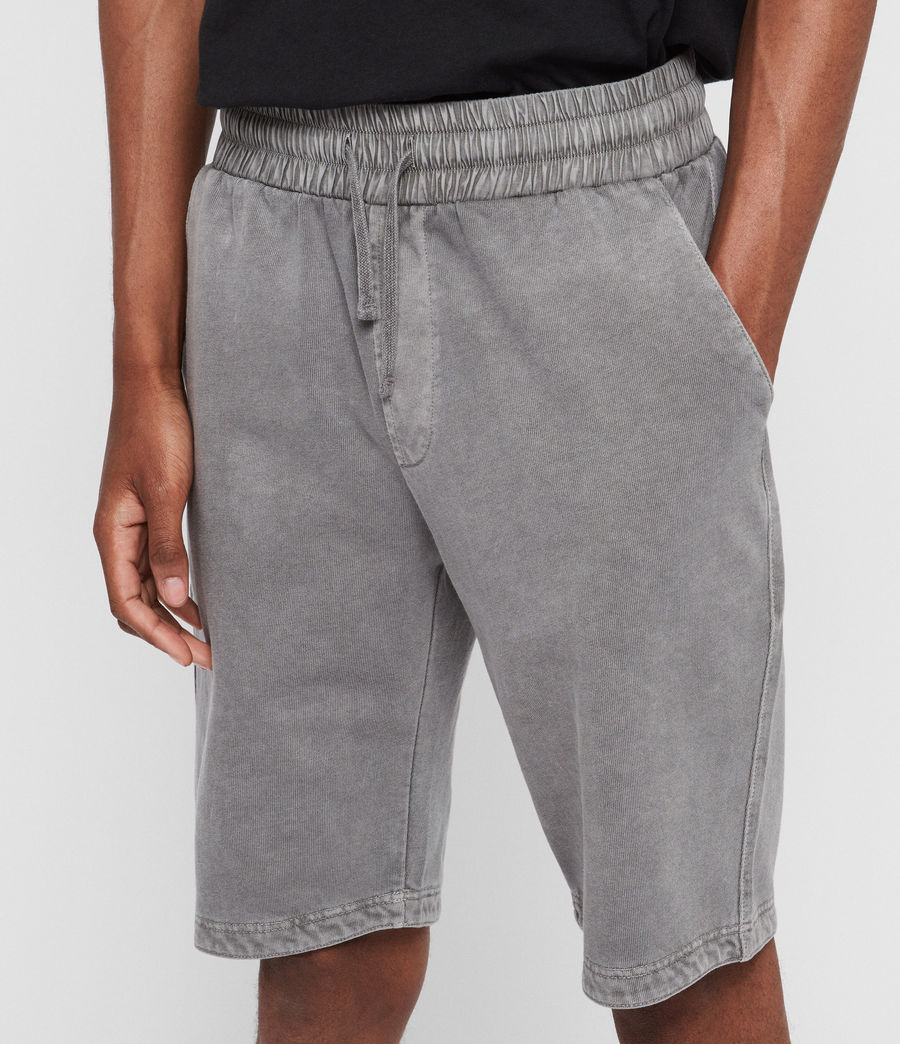 mens sweat shorts grey