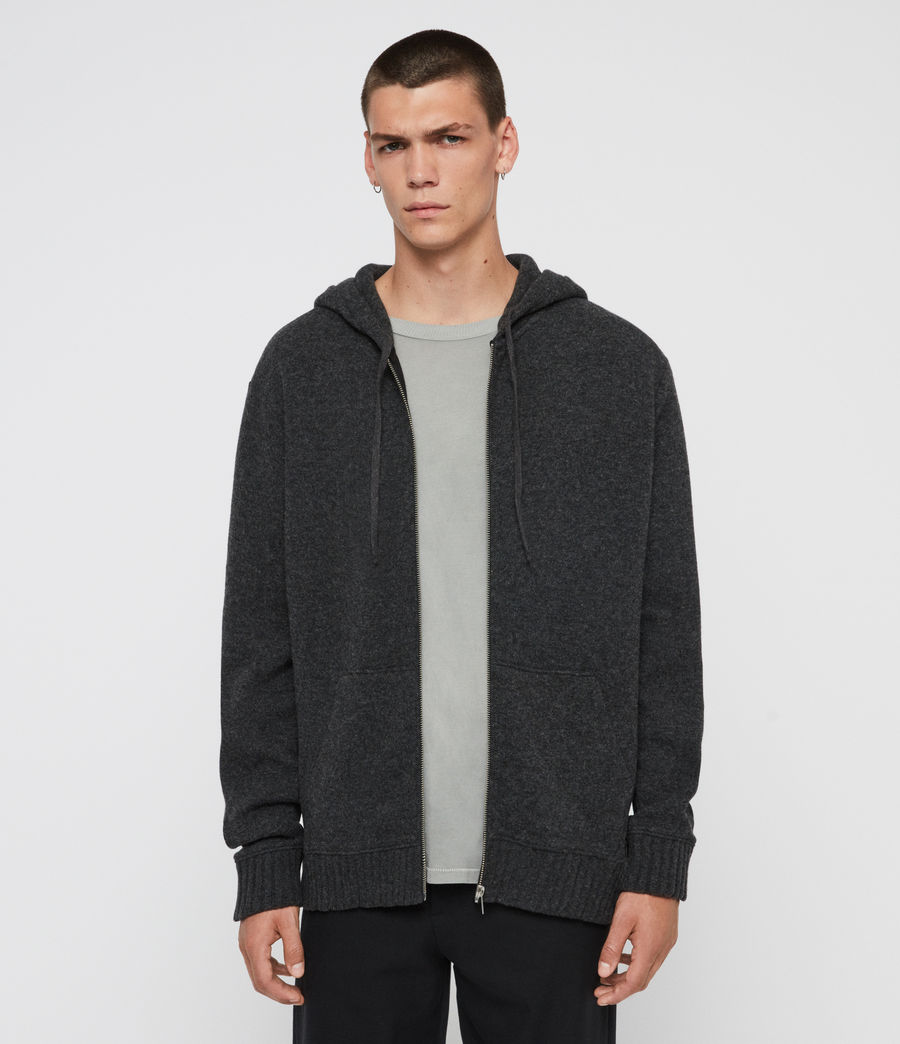 all saints zip hoodie