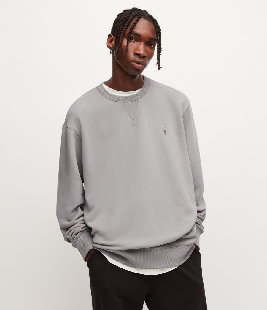 mens oversized grey sweatshirt