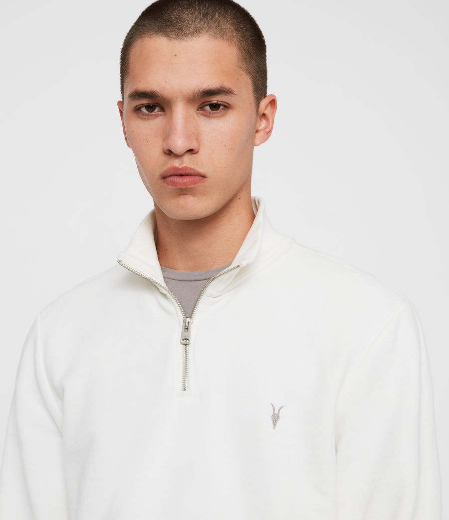 All saints raven half zip funnel neck sweatshirt sale