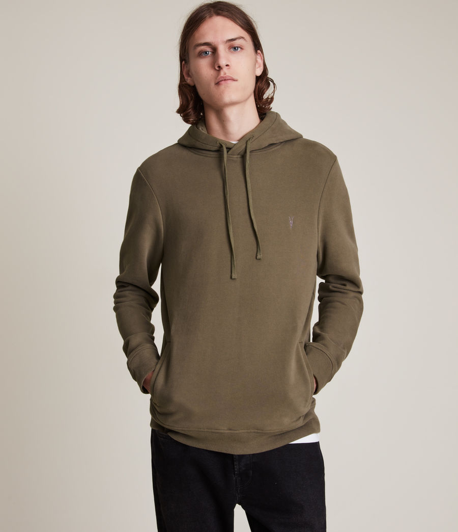 Men's Raven Pullover Hoodie (peppered_brown) - Image 1
