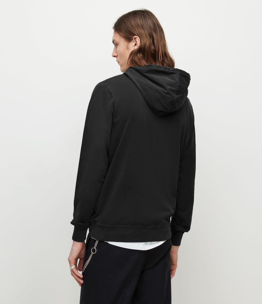 Mens Ossage Pullover Hoodie (black) - Image 4