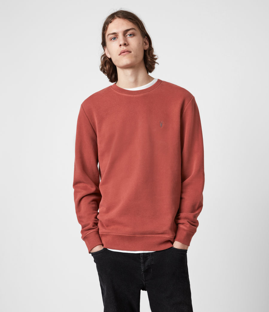 mens red sweatshirt uk