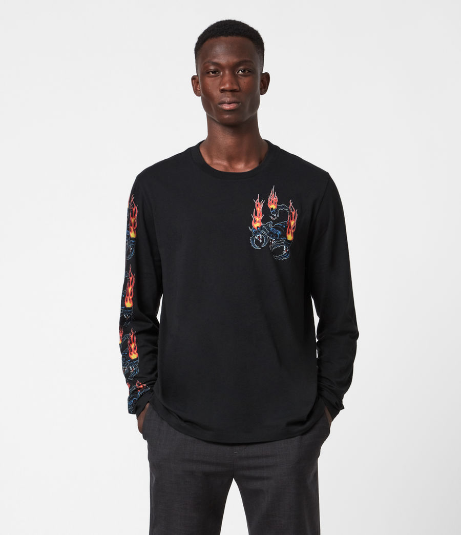 allsaints long sleeve t shirt