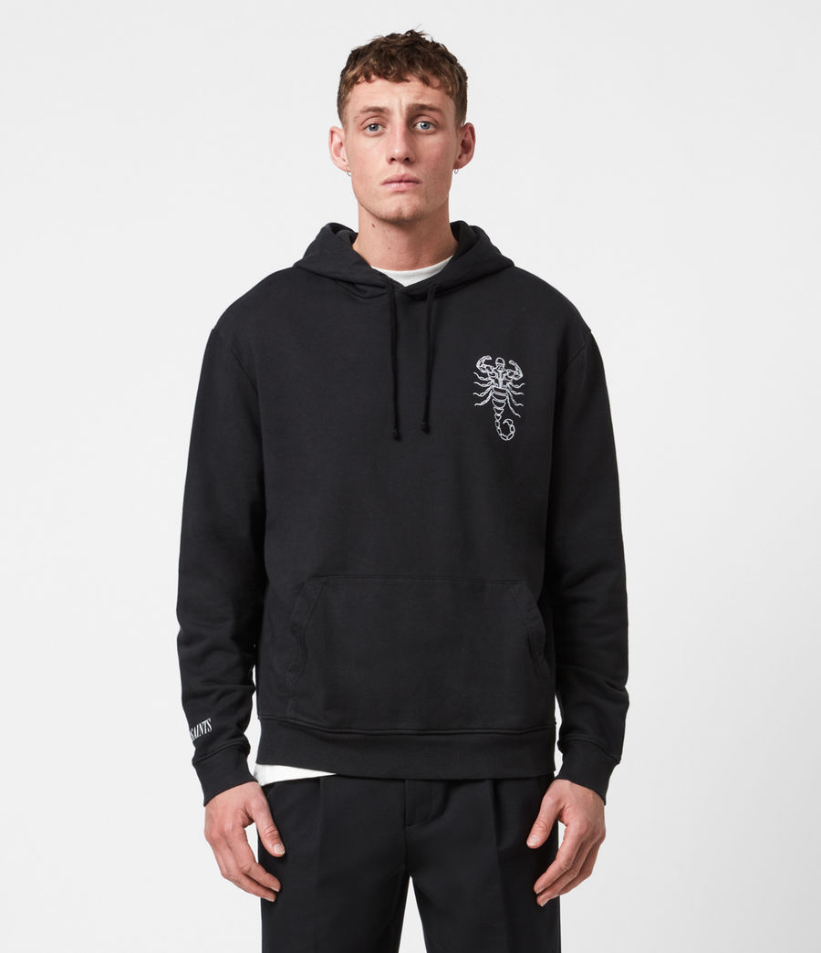 allsaints black hoodie