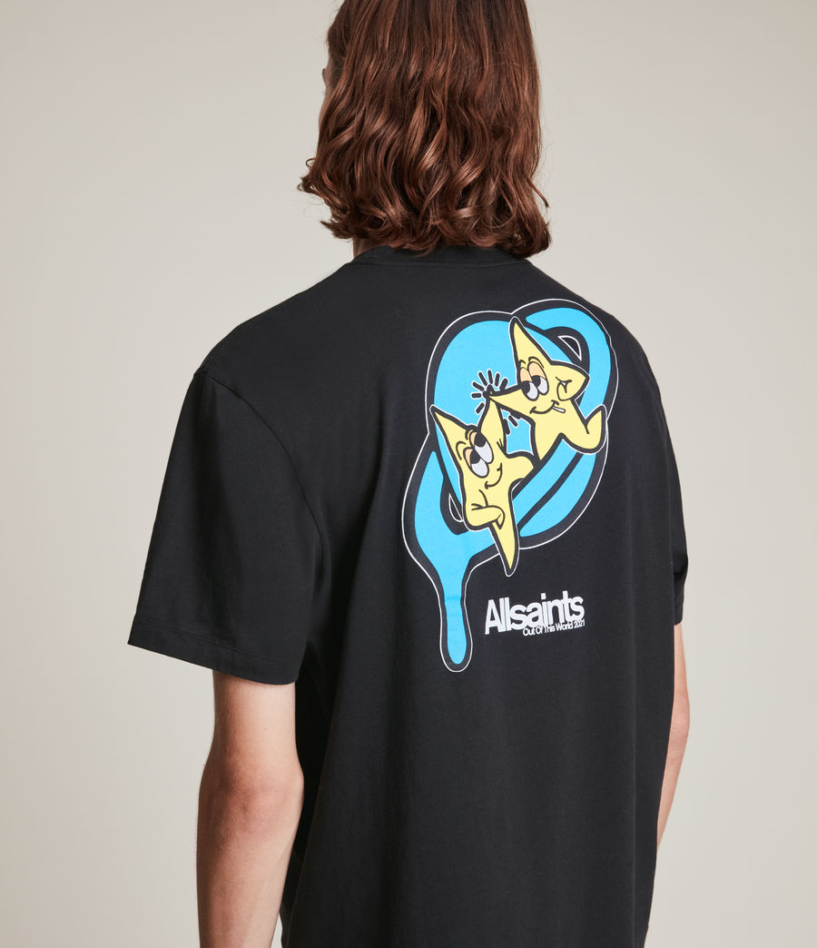 Men's High Five Crew T-Shirt (jet_black) - Image 2
