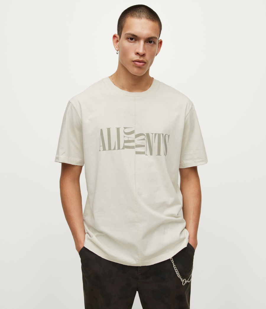 Men's Nico Crew T-Shirt (fogged_ecru) - Image 1