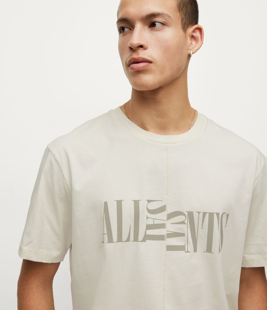 Men's Nico Crew T-Shirt (fogged_ecru) - Image 2