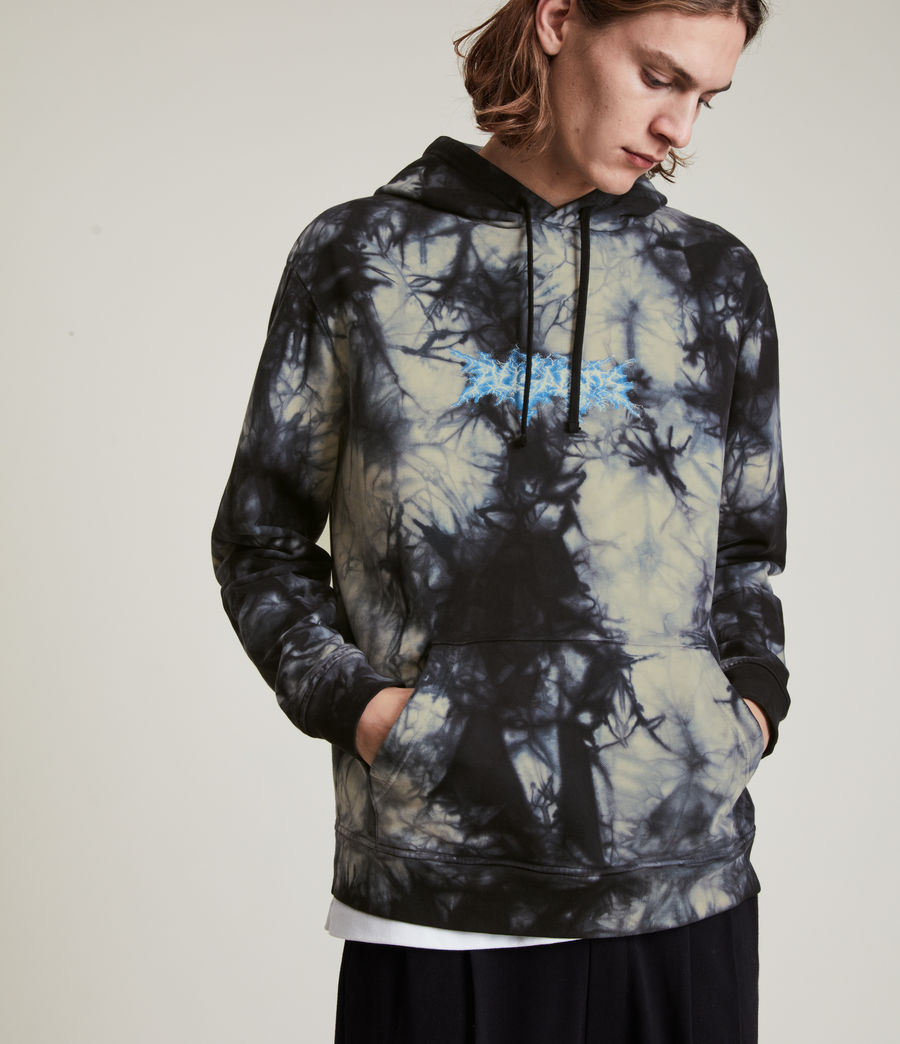 Mens Tempest Pullover Hoodie (washed_black) - Image 1