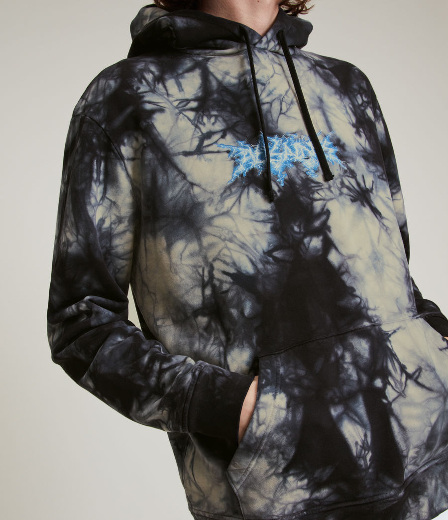 Mens Tempest Pullover Hoodie (washed_black) - Image 2