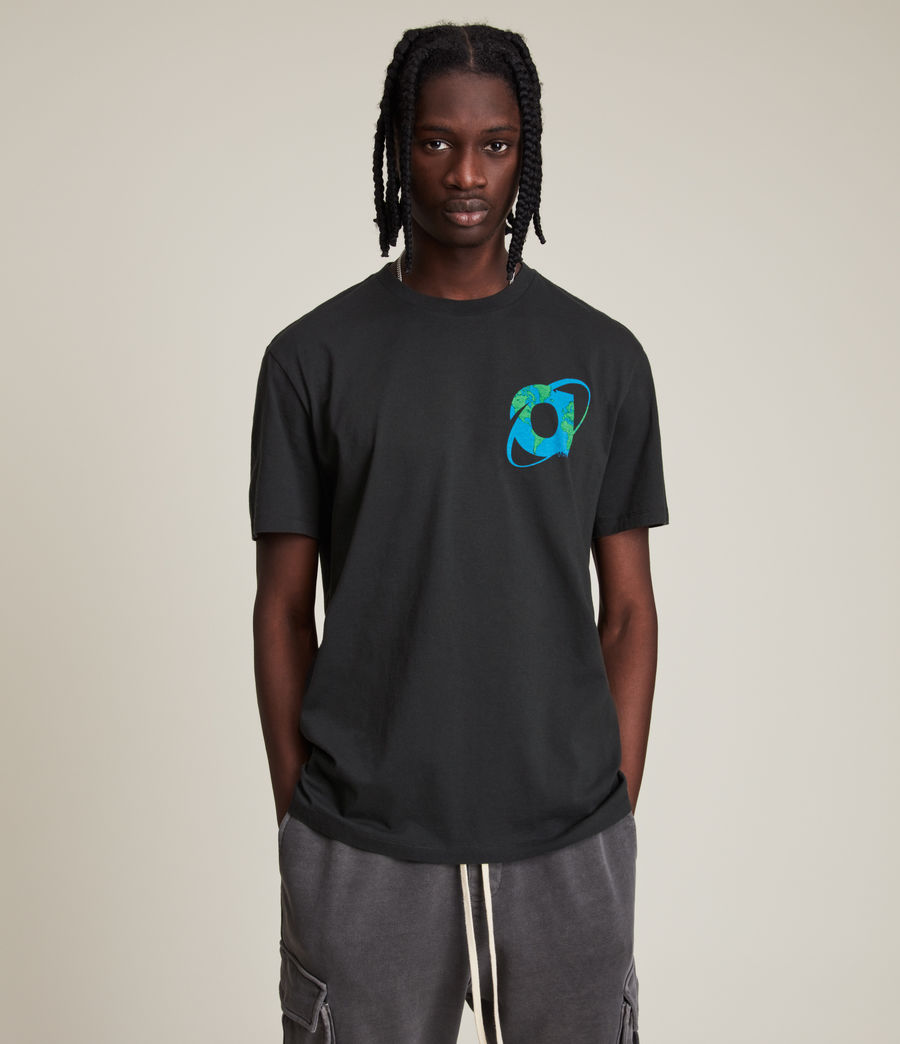 Men's Voyager Crew T-Shirt (jet_black) - Image 1