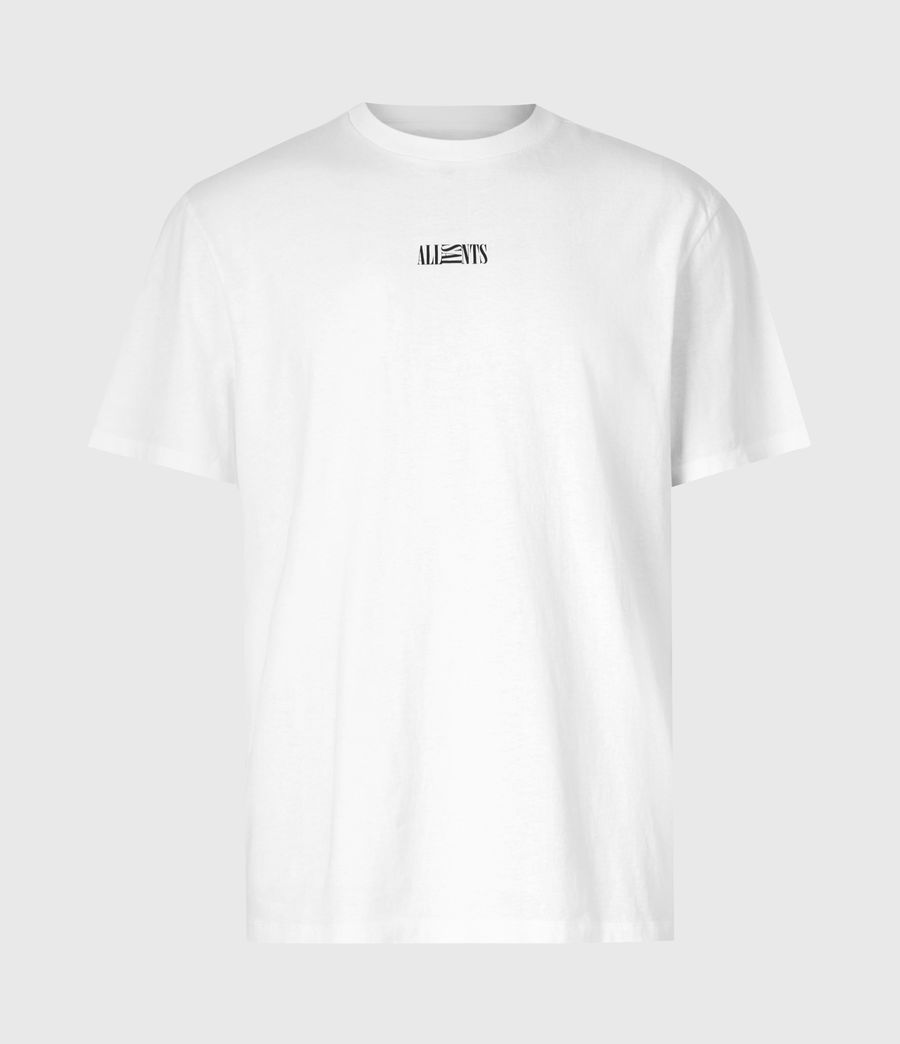 Herren Opposition Crew T-Shirt (optic_white) - Image 2