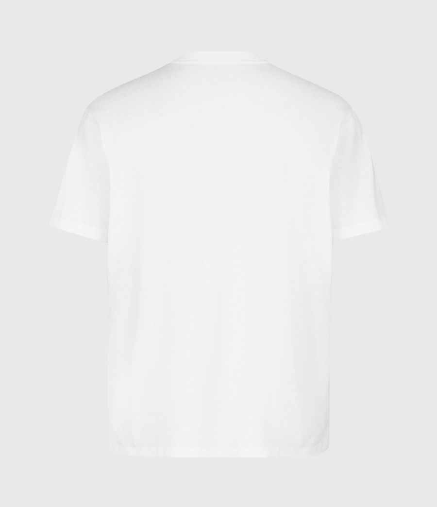 Mens Opposition Crew T-Shirt (optic_white) - Image 3