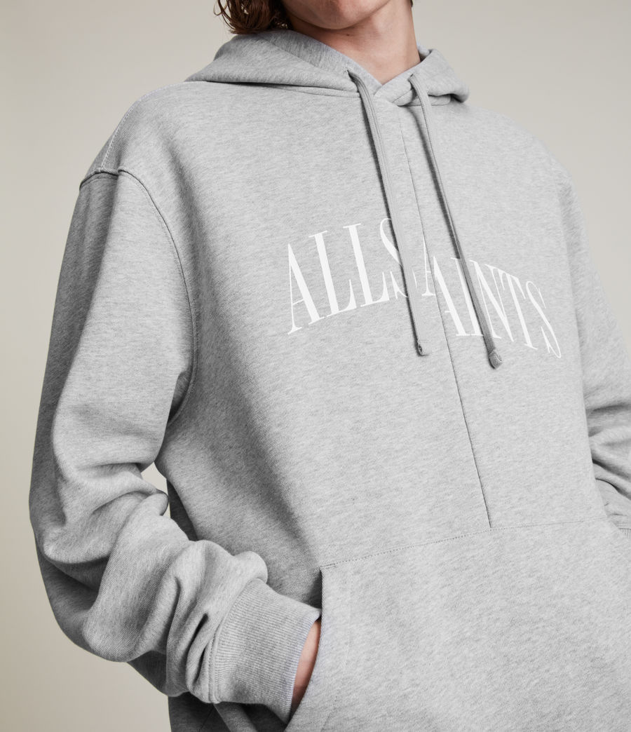 Men's Dropout Pullover Hoodie (grey_marl) - Image 2