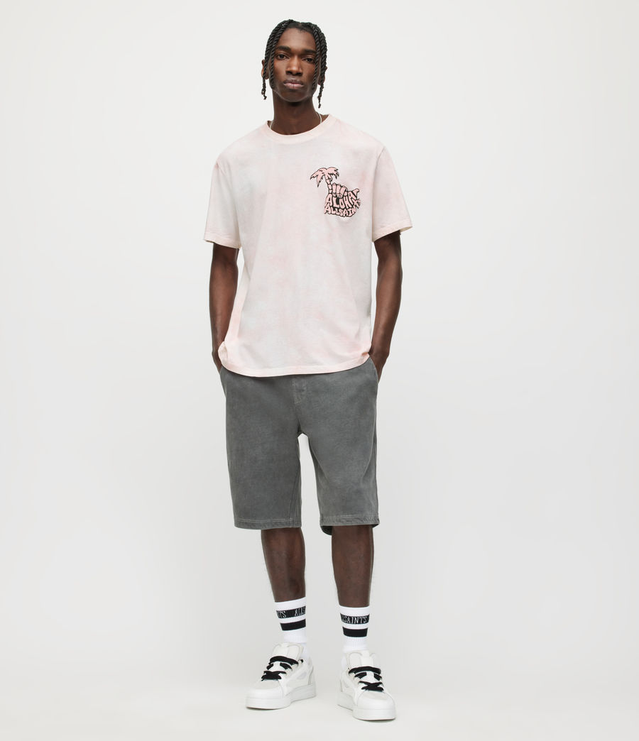 Mens Shaka Crew T-Shirt (teaberry_pink) - Image 3