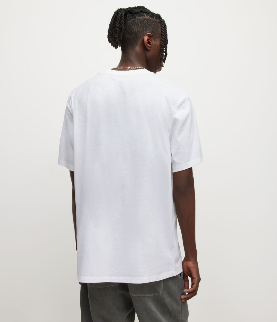 Men's Yonder Crew T-Shirt (optic_white) - Image 4