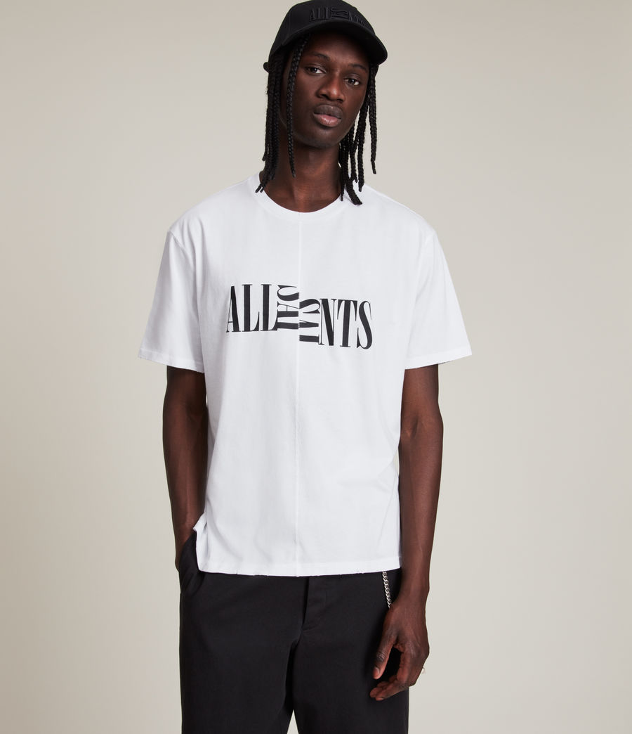 Herren Nico Crew T-Shirt (optic_white) - Image 1