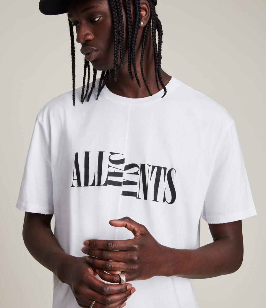 Mens Nico Crew T-Shirt (optic_white) - Image 2