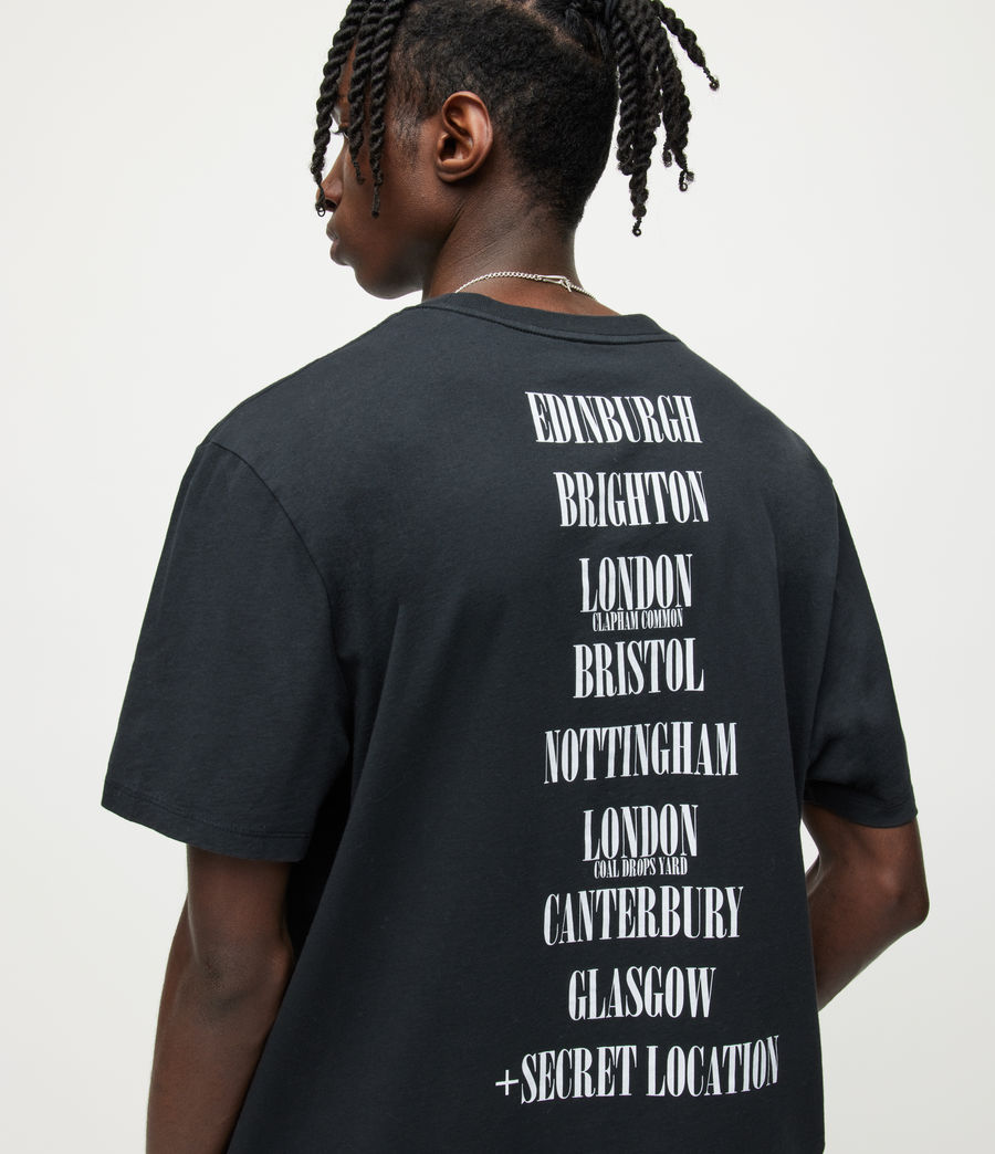 Hommes T-Shirt Caritatif Unisexe AllSaints X Shelter (jet_black) - Image 3