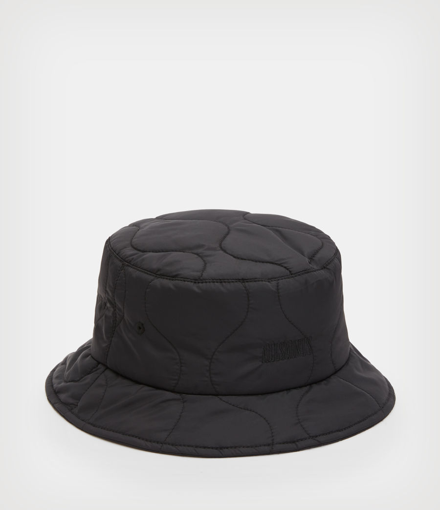 Mens Harvey Bucket Hat (black) - Image 2