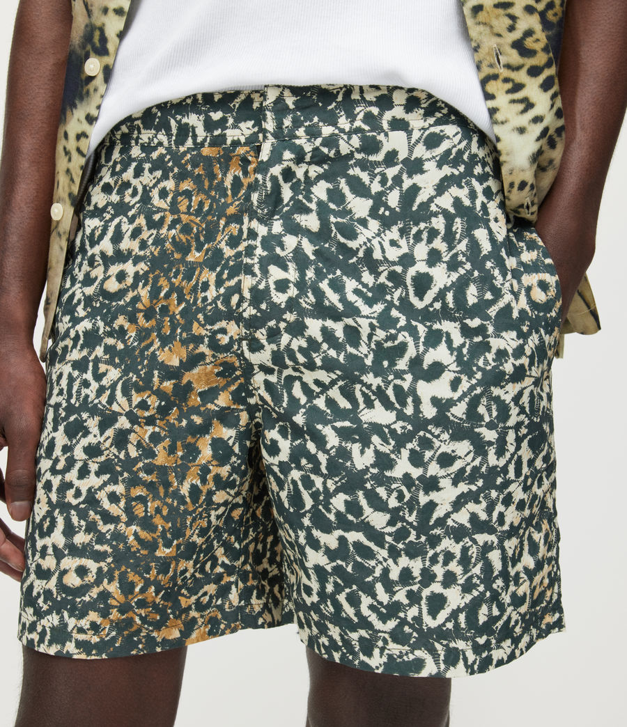 Men's Reserve Dye Swim Shorts (ecru) - Image 3