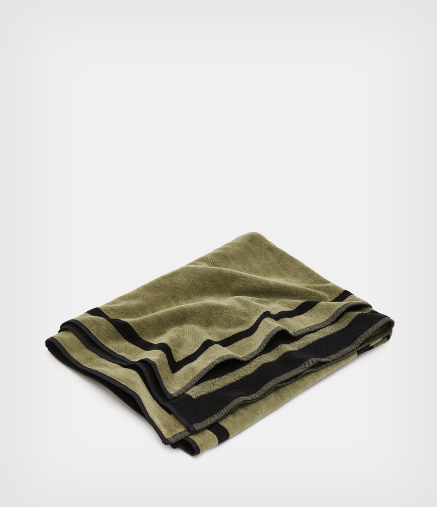 Mens Oppose Beach Towel (nori_green_black) - Image 4