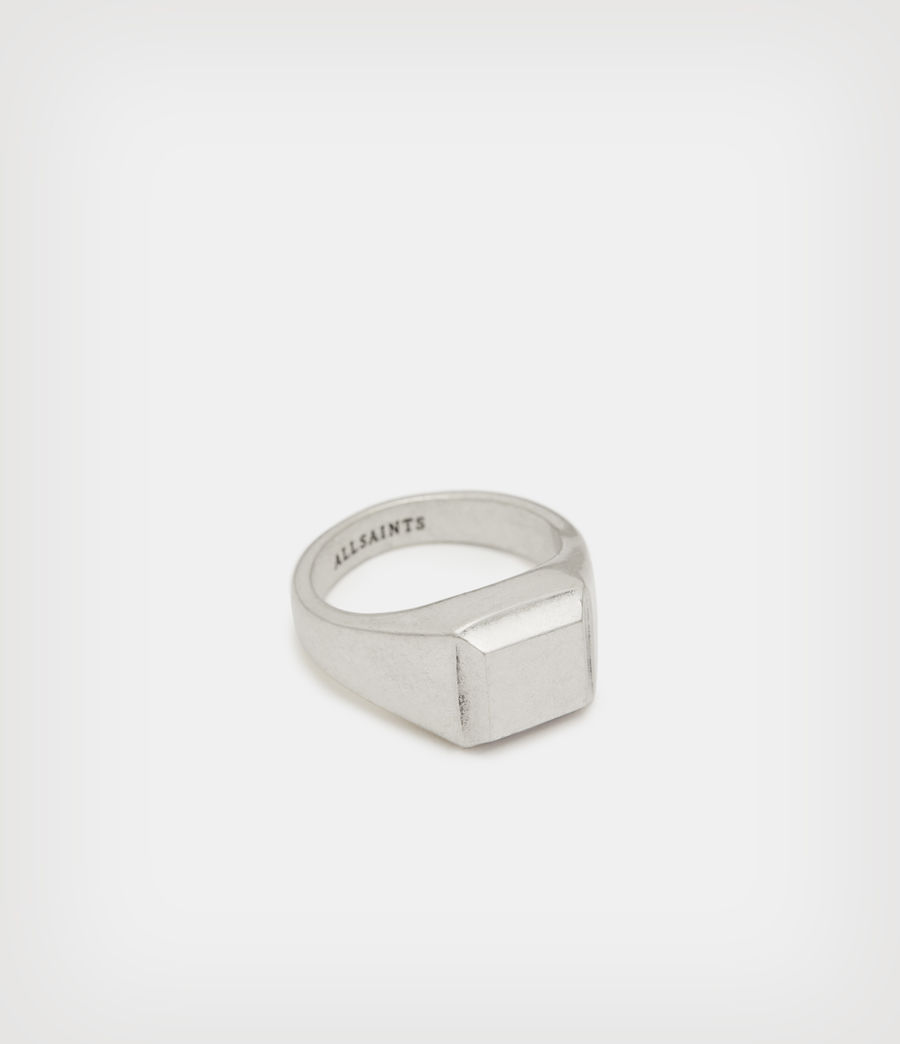 Hommes Ivan Stud Sterling Silver Ring (warm_silver) - Image 1